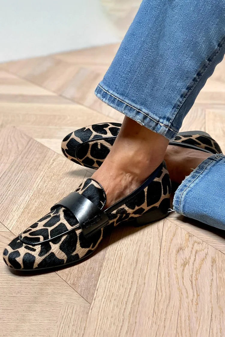 SOFIA | MOCASINES CON ESTAMPADO ANIMAL