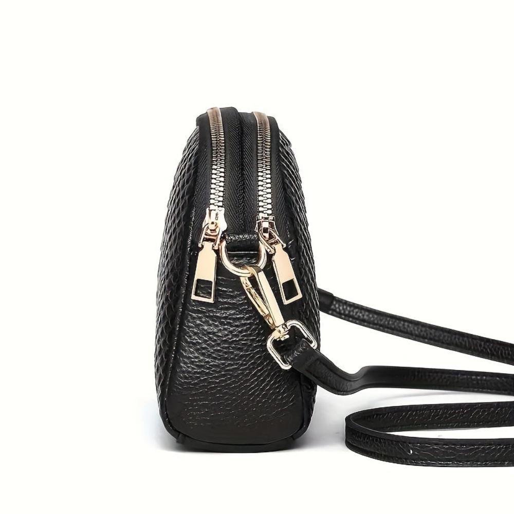 Isabella | Mini bolso de hombro con efecto cocodrilo