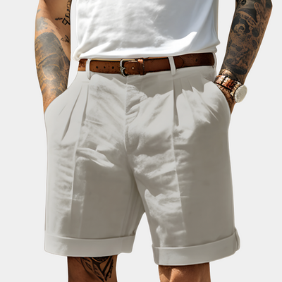 Bermudas elegantes de algodón transpirable