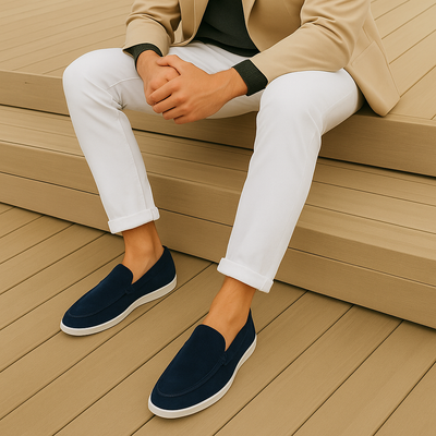 Mocasines elegantes de ante – Estilo actual