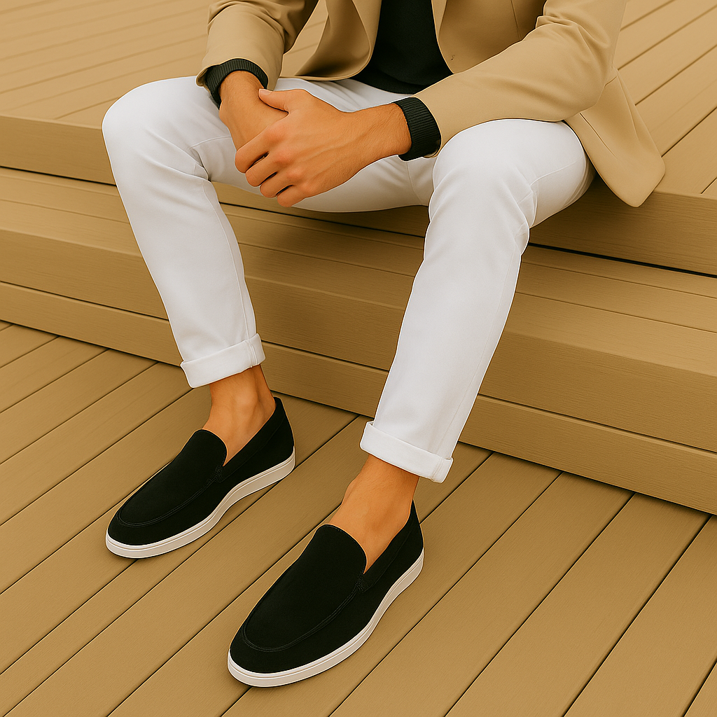 Mocasines elegantes de ante – Estilo actual