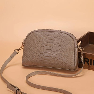 Isabella | Mini bolso de hombro con efecto cocodrilo