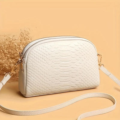 Isabella | Mini bolso de hombro con efecto cocodrilo