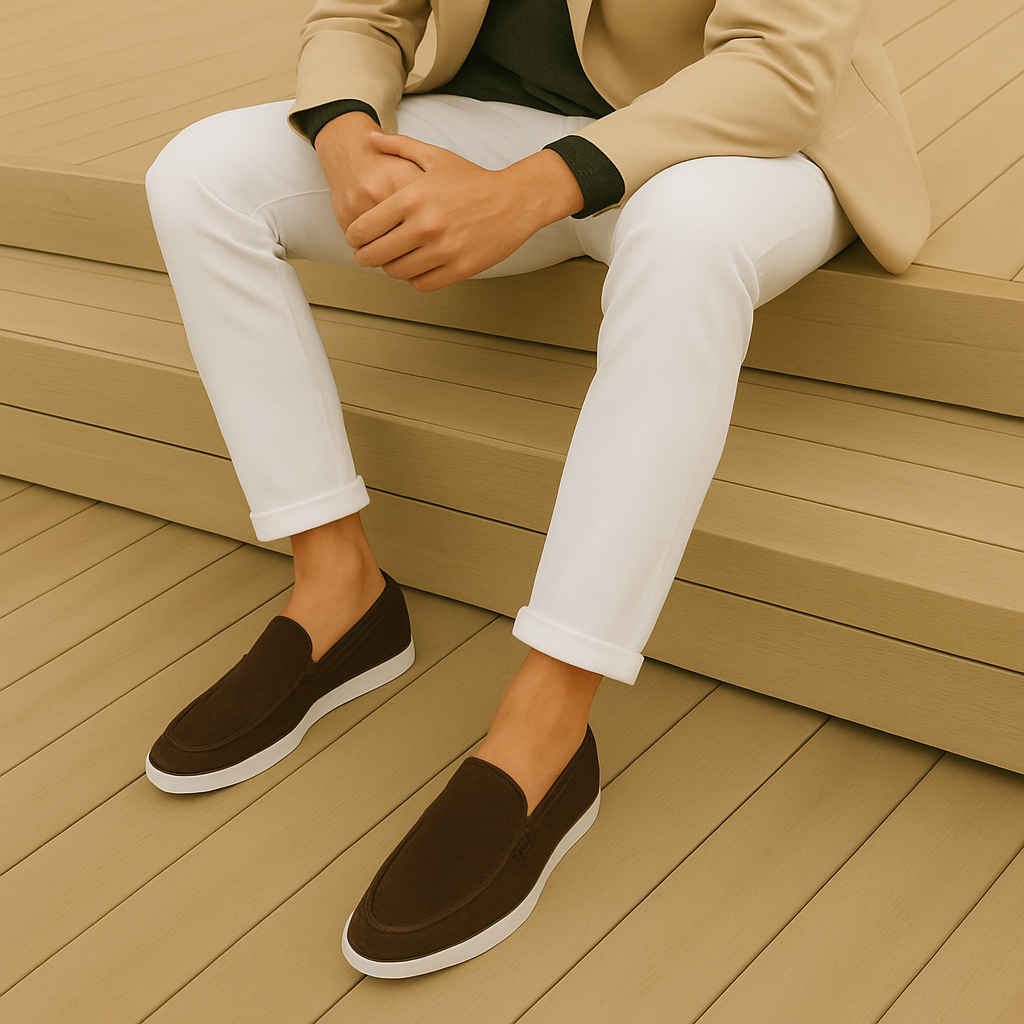 Mocasines elegantes de ante – Estilo actual
