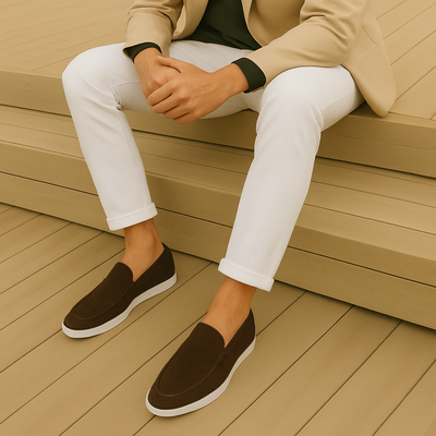 Mocasines elegantes de ante – Estilo actual